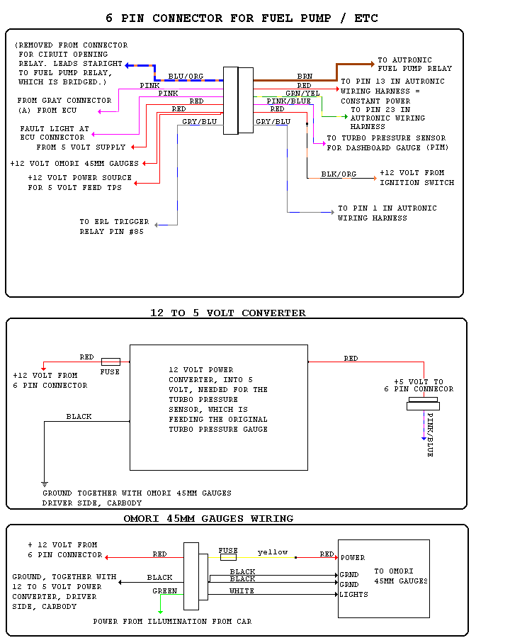 Autronic ralay and connectors Gert